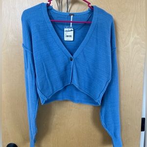 Free People button cardigan sweater